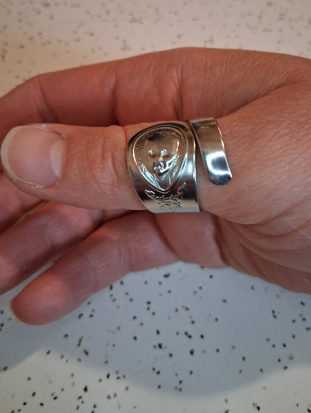 Gerber Baby Spoon Ring - LARGE SIZE